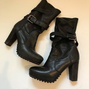 Vera Wang Lavender moto boot